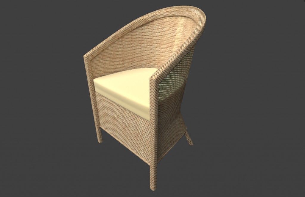 The Wicker Bamboo Armchair preview image 1